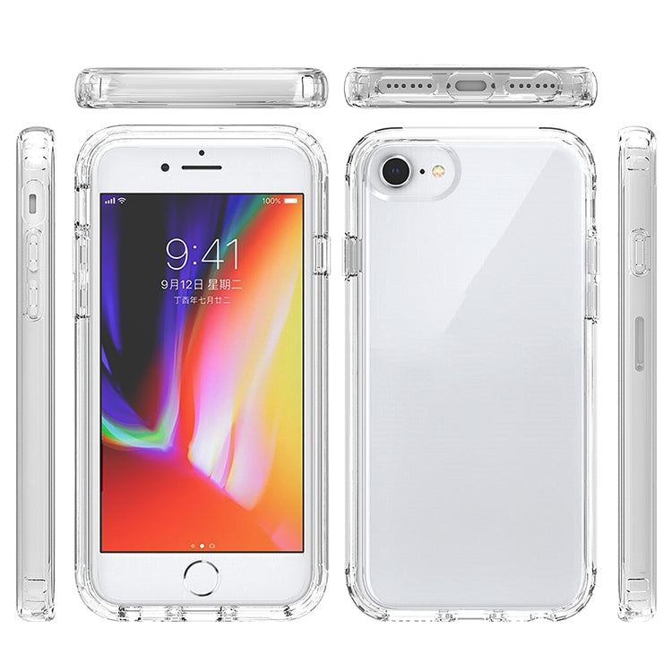 Shockproof  High Transparency Two-color Gradual Change PC+TPU Candy Colors Protective Case For iPhone 6 / 6s(Black) - More iPhone Cases by buy2fix | Online Shopping UK | buy2fix