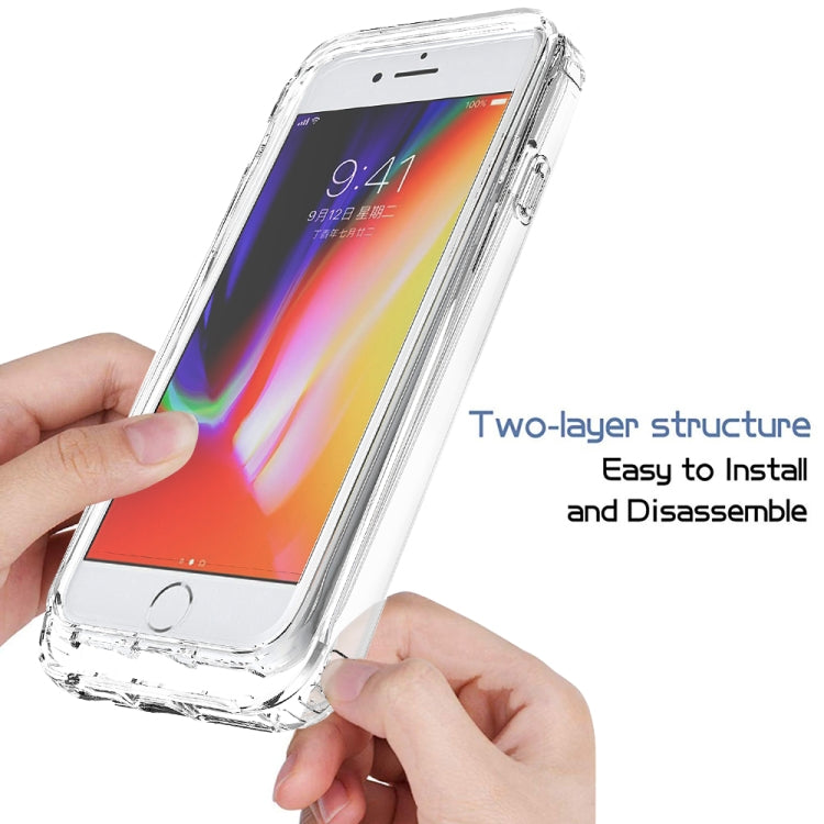 Shockproof  High Transparency Two-color Gradual Change PC+TPU Candy Colors Protective Case For iPhone 6 / 6s(Black) - More iPhone Cases by buy2fix | Online Shopping UK | buy2fix