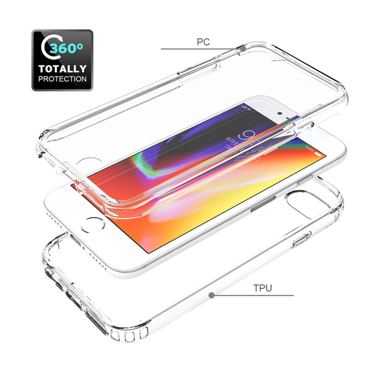 Shockproof  High Transparency Two-color Gradual Change PC+TPU Candy Colors Protective Case For iPhone 6 / 6s(Black) - More iPhone Cases by buy2fix | Online Shopping UK | buy2fix