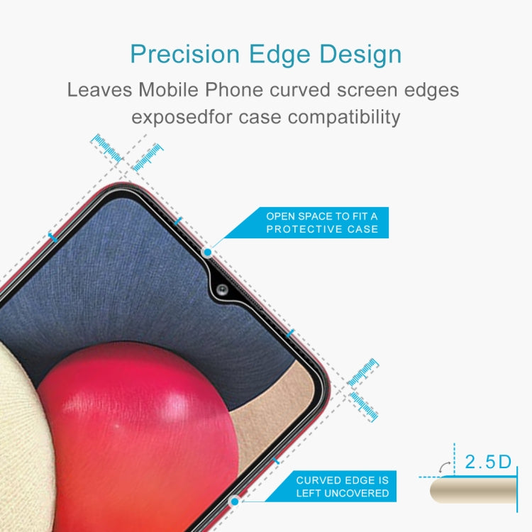 For Samsung Galaxy A02s 50 PCS 0.26mm 9H 2.5D Tempered Glass Film - Galaxy Tempered Glass by buy2fix | Online Shopping UK | buy2fix