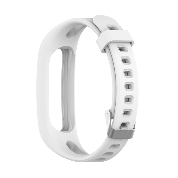 For Huawei Honor Band 4 Running Version / Band 3e Universal Silicone Watch Band(White) by buy2fix