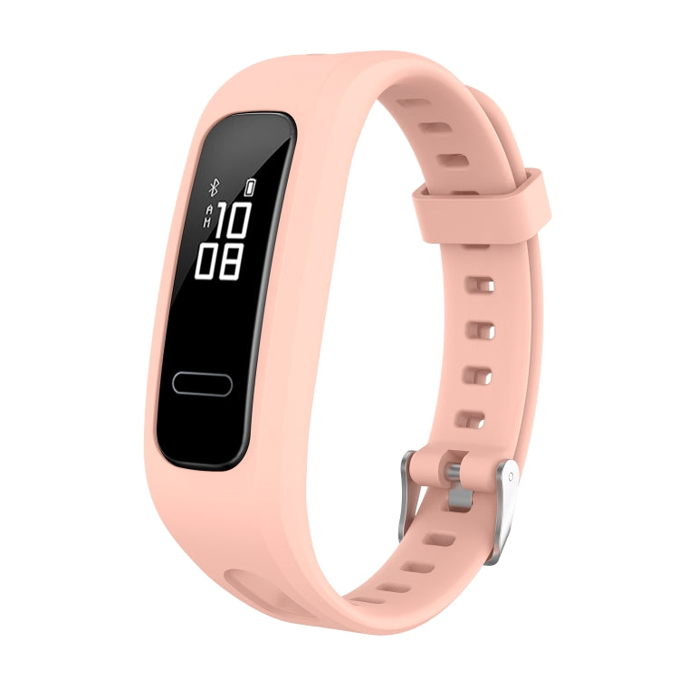 For Huawei Honor Band 4 Running Version / Band 3e Universal Silicone Watch Band(Light Pink) by buy2fix