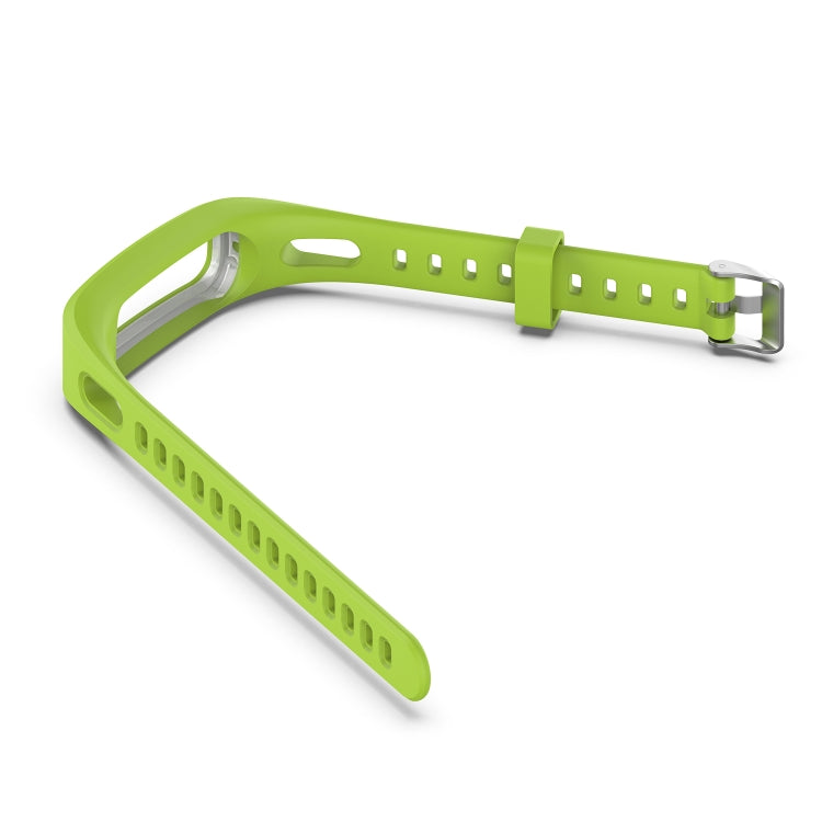For Huawei Honor Band 4 Running Version / Band 3e Universal Silicone Watch Band(Lime Green) by buy2fix