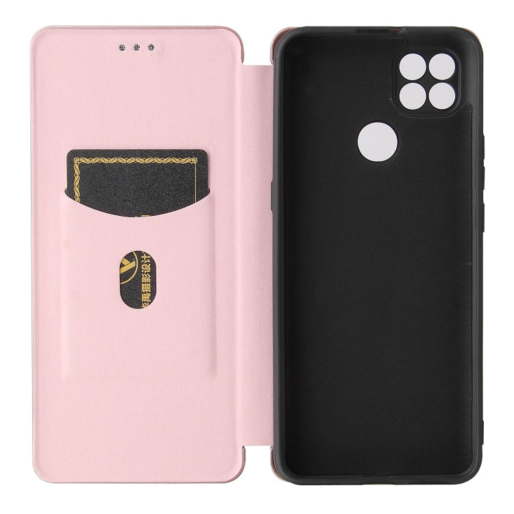 For Motorola Moto G9 Power Carbon Fiber Texture Horizontal Flip TPU + PC + PU Leather Case with Card Slot(Pink) - Motorola Cases by buy2fix | Online Shopping UK | buy2fix