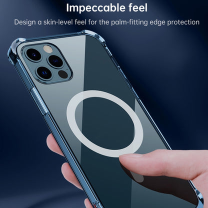 For Huawei P30 Magsafe Case Clear Four-corner Airbag Shockproof PC + TPU Case with Magnetic(Transparent) - Huawei Cases by buy2fix | Online Shopping UK | buy2fix