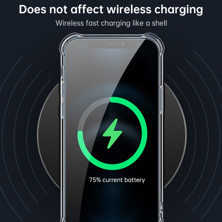 For Huawei P40 Magsafe Case Clear Four-corner Airbag Shockproof PC + TPU Case with Magnetic(Transparent) by buy2fix