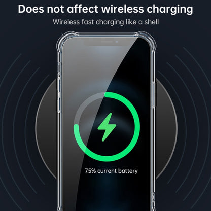 For Huawei P40 Magsafe Case Clear Four-corner Airbag Shockproof PC + TPU Case with Magnetic(Transparent) by buy2fix