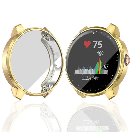 For Garmin Vivoactive 3 Music Version TPU Protective Case(Gold) by buy2fix
