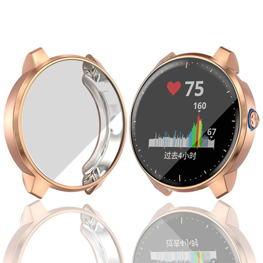 For Garmin Vivoactive 3 Music Version TPU Protective Case(Rose Gold) - Watch Cases by buy2fix | Online Shopping UK | buy2fix