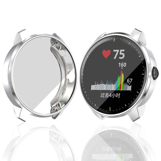 For Garmin Vivoactive 3 Music Version TPU Protective Case(Silver) - Watch Cases by buy2fix | Online Shopping UK | buy2fix