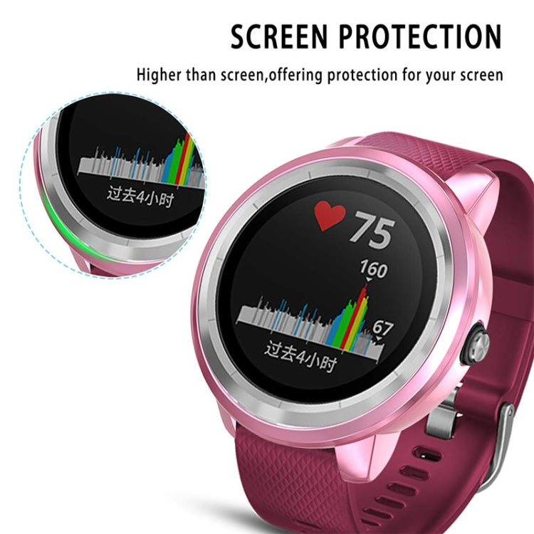 For Garmin Vivoactive 3 TPU Protective Case(Pink) - Watch Cases by buy2fix | Online Shopping UK | buy2fix