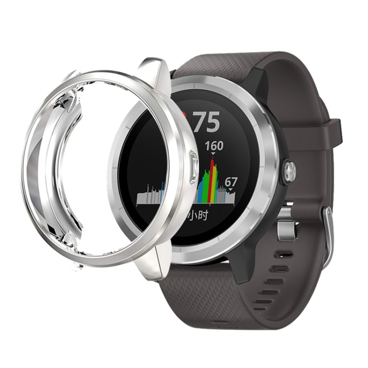For Garmin Vivoactive 3 TPU Protective Case(Silver) - Watch Cases by buy2fix | Online Shopping UK | buy2fix