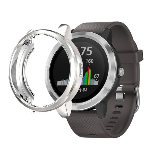 For Garmin Vivoactive 3 TPU Protective Case(Silver) - Watch Cases by buy2fix | Online Shopping UK | buy2fix