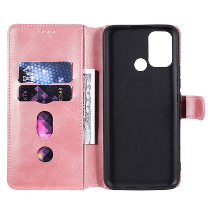 For OPPO Realme 7i / C17 Classic Calf Texture PU + TPU Horizontal Flip Leather Case, with Holder & Card Slots & Wallet(Rose Gold) - Realme Cases by buy2fix | Online Shopping UK | buy2fix