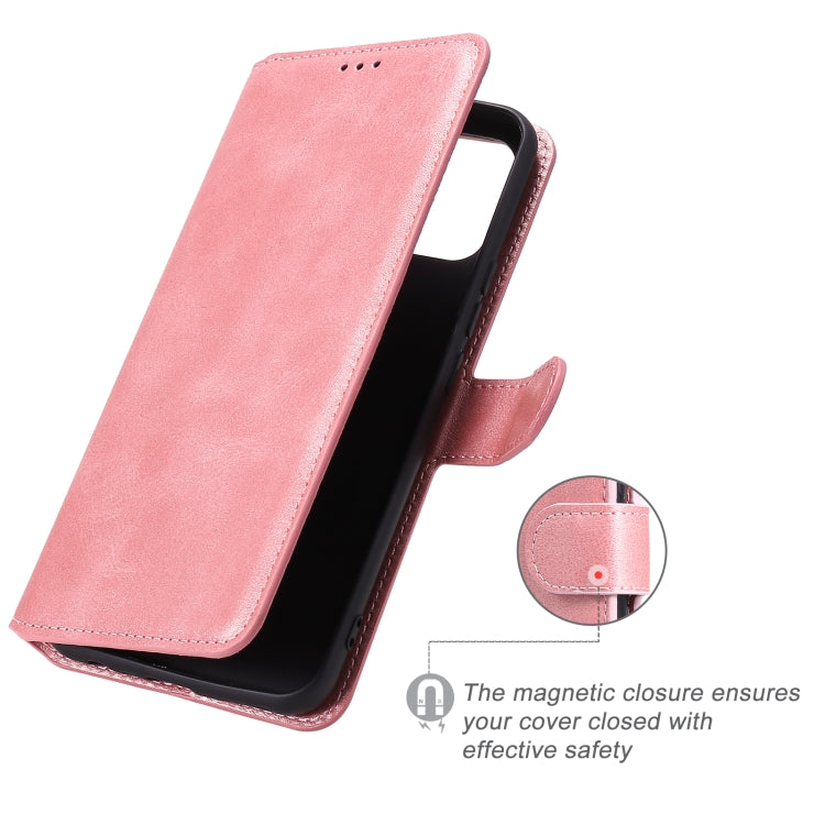 For OPPO Realme 7i / C17 Classic Calf Texture PU + TPU Horizontal Flip Leather Case, with Holder & Card Slots & Wallet(Rose Gold) - Realme Cases by buy2fix | Online Shopping UK | buy2fix