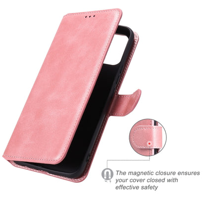 For OPPO Realme 7i / C17 Classic Calf Texture PU + TPU Horizontal Flip Leather Case, with Holder & Card Slots & Wallet(Rose Gold) - Realme Cases by buy2fix | Online Shopping UK | buy2fix