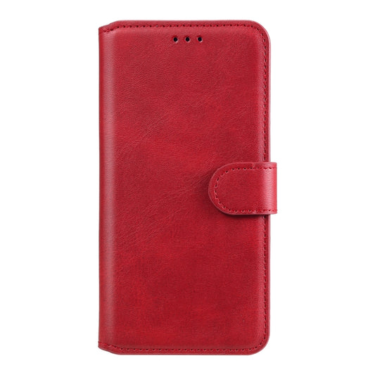 For OPPO Realme C11 Classic Calf Texture PU + TPU Horizontal Flip Leather Case, with Holder & Card Slots & Wallet(Red) - Realme Cases by buy2fix | Online Shopping UK | buy2fix