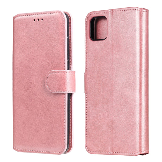 For OPPO Realme C11 Classic Calf Texture PU + TPU Horizontal Flip Leather Case, with Holder & Card Slots & Wallet(Rose Gold) - Realme Cases by buy2fix | Online Shopping UK | buy2fix