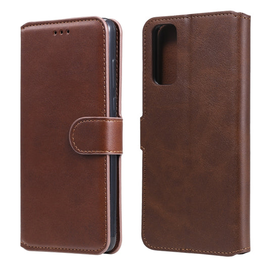 For vivo Y20 / Y20i Classic Calf Texture PU + TPU Horizontal Flip Leather Case, with Holder & Card Slots & Wallet(Brown) - vivo Cases by buy2fix | Online Shopping UK | buy2fix