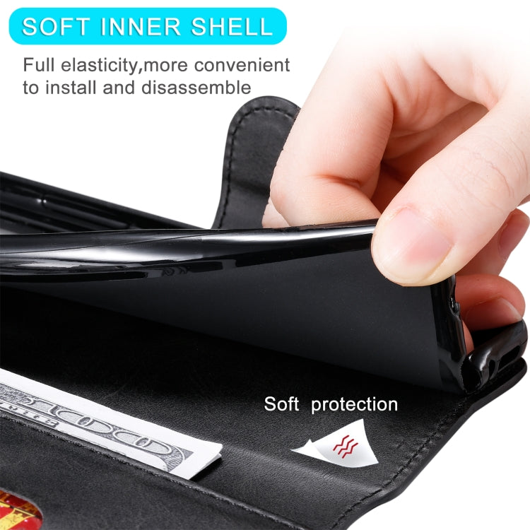 For vivo Y20 / Y20i Classic Calf Texture PU + TPU Horizontal Flip Leather Case, with Holder & Card Slots & Wallet(Black) - vivo Cases by buy2fix | Online Shopping UK | buy2fix