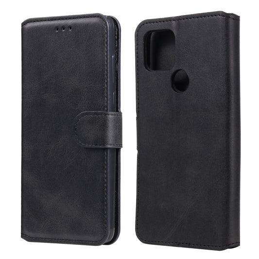 For Google Pixel 5 XL / Pixel 4a 5G Classic Calf Texture PU + TPU Horizontal Flip Leather Case, with Holder & Card Slots & Wallet(Black) - Google Cases by buy2fix | Online Shopping UK | buy2fix