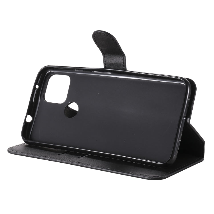 For Google Pixel 5 XL / Pixel 4a 5G Classic Calf Texture PU + TPU Horizontal Flip Leather Case, with Holder & Card Slots & Wallet(Black) - Google Cases by buy2fix | Online Shopping UK | buy2fix