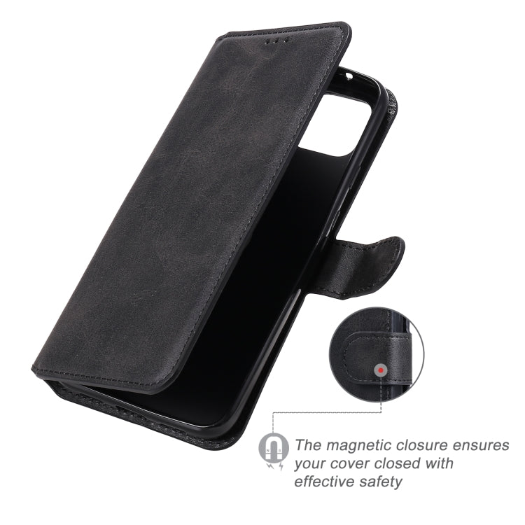 For Google Pixel 5 XL / Pixel 4a 5G Classic Calf Texture PU + TPU Horizontal Flip Leather Case, with Holder & Card Slots & Wallet(Black) - Google Cases by buy2fix | Online Shopping UK | buy2fix