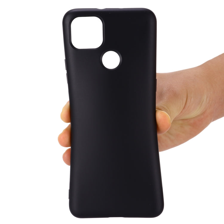 For Motorola Moto G9 Power Pure Color Liquid Silicone Shockproof Full Coverage Case(Black) by buy2fix