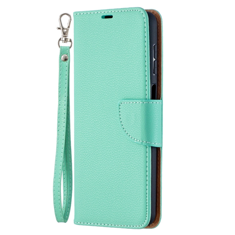 For Samsung Galaxy A12 Litchi Texture Pure Color Horizontal Flip PU Leather Case with Holder & Card Slots & Wallet & Lanyard(Green) by buy2fix