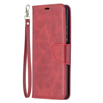 For Huawei P smart 2021 / Y7a Retro Lambskin Texture Pure Color Horizontal Flip PU Leather Case with Holder & Card Slots & Wallet & Lanyard(Red) - Huawei Cases by buy2fix | Online Shopping UK | buy2fix