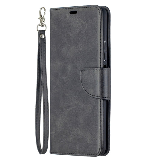 For Huawei P smart 2021 / Y7a Retro Lambskin Texture Pure Color Horizontal Flip PU Leather Case with Holder & Card Slots & Wallet & Lanyard(Black) - Huawei Cases by buy2fix | Online Shopping UK | buy2fix