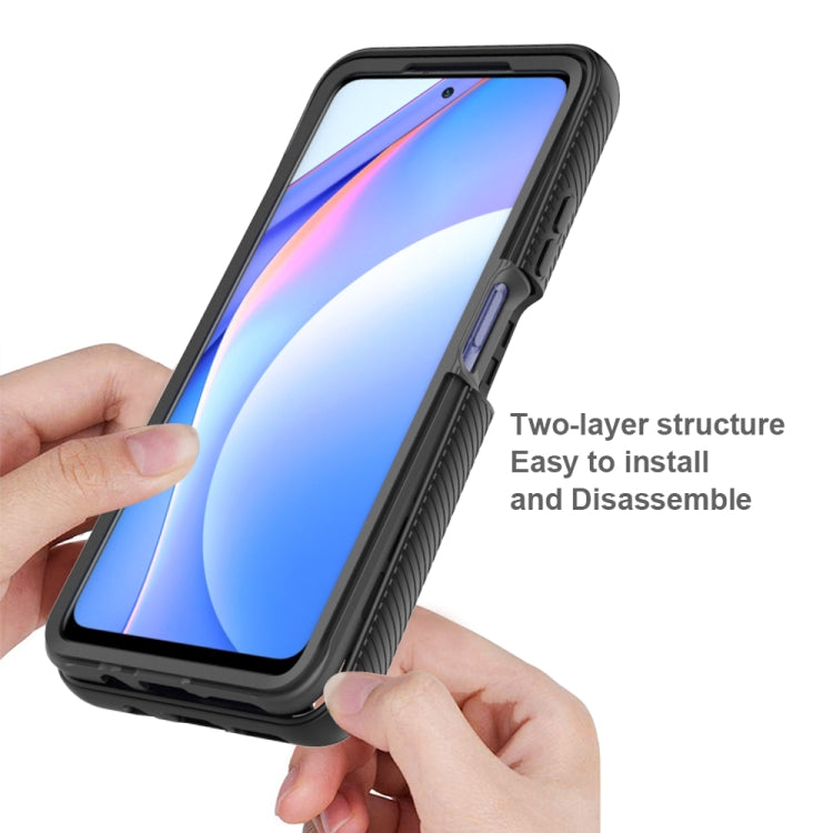 For Xiaomi Mi 10T Lite Starry Sky Solid Color Series Shockproof PC + TPU Protective Case(Red) - Xiaomi Cases by buy2fix | Online Shopping UK | buy2fix