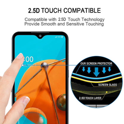 For  LG K51 Full Glue Full Screen Tempered Glass Film - LG Tempered Glass by buy2fix | Online Shopping UK | buy2fix
