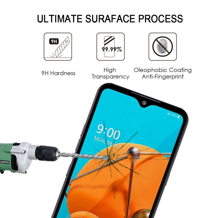 For  LG K51 Full Glue Full Screen Tempered Glass Film - LG Tempered Glass by buy2fix | Online Shopping UK | buy2fix