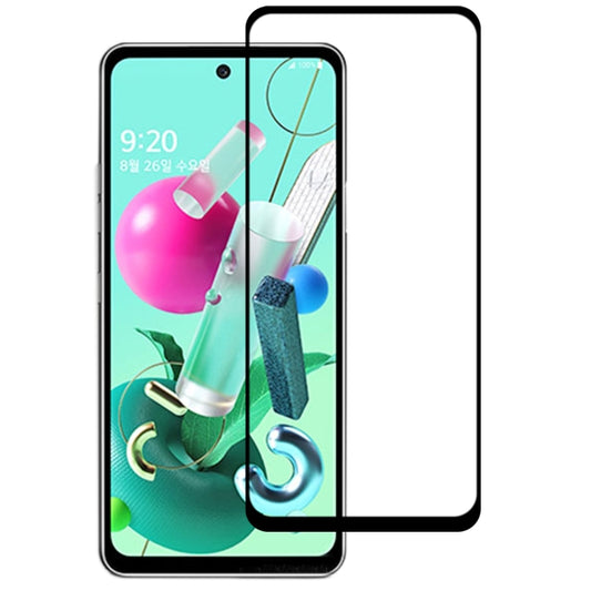 For LG Q92 Full Glue Full Screen Tempered Glass Film - LG Tempered Glass by buy2fix | Online Shopping UK | buy2fix