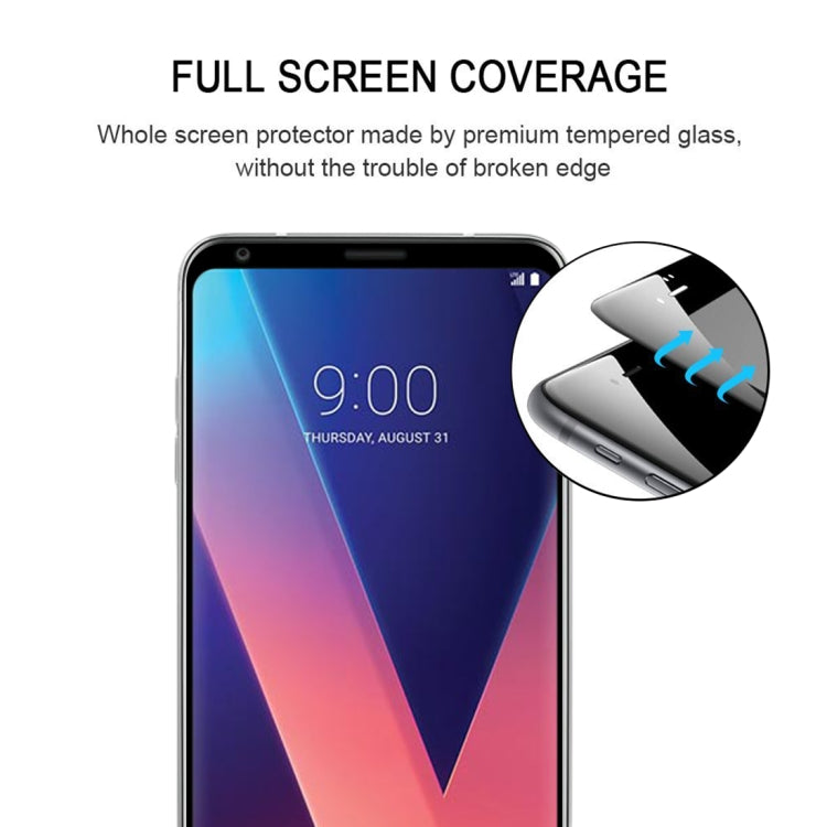 For LG V30 Full Glue Full Screen Tempered Glass Film - LG Tempered Glass by buy2fix | Online Shopping UK | buy2fix