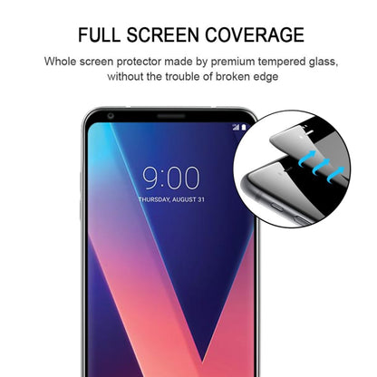 For LG V30 Full Glue Full Screen Tempered Glass Film - LG Tempered Glass by buy2fix | Online Shopping UK | buy2fix