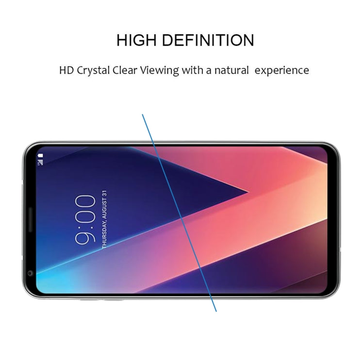 For LG V30 Full Glue Full Screen Tempered Glass Film - LG Tempered Glass by buy2fix | Online Shopping UK | buy2fix