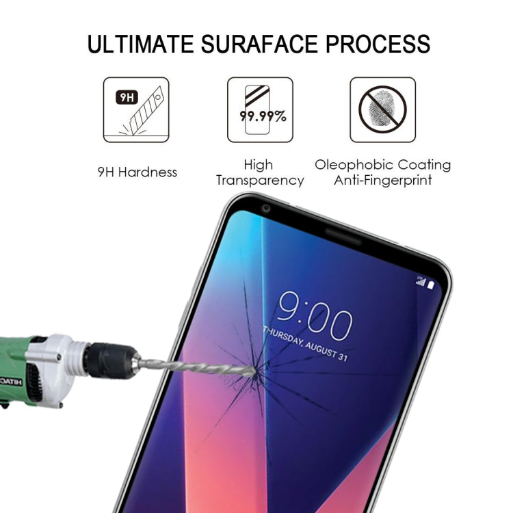For LG V30 Full Glue Full Screen Tempered Glass Film - LG Tempered Glass by buy2fix | Online Shopping UK | buy2fix