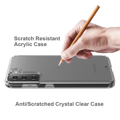 For Samsung Galaxy S21 5G Shockproof Scratchproof TPU + Acrylic Protective Case(Black) - Galaxy S21 5G Cases by buy2fix | Online Shopping UK | buy2fix