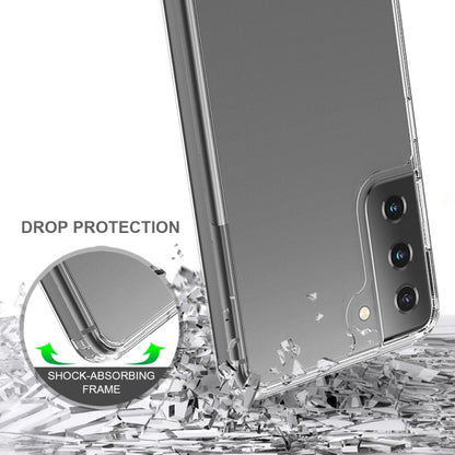 For Samsung Galaxy S21 5G Shockproof Scratchproof TPU + Acrylic Protective Case(Black) - Galaxy S21 5G Cases by buy2fix | Online Shopping UK | buy2fix