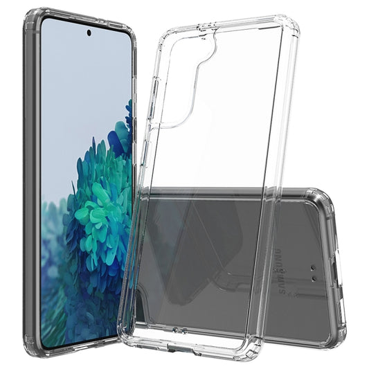 For Samsung Galaxy S21 5G Shockproof Scratchproof TPU + Acrylic Protective Case(Transparent) - Galaxy S21 5G Cases by buy2fix | Online Shopping UK | buy2fix