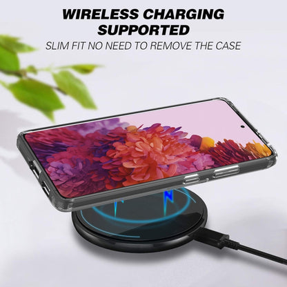 For Samsung Galaxy S21 Ultra 5G Shockproof Scratchproof TPU + Acrylic Protective Case(Black) - Galaxy S21 Ultra 5G Cases by buy2fix | Online Shopping UK | buy2fix