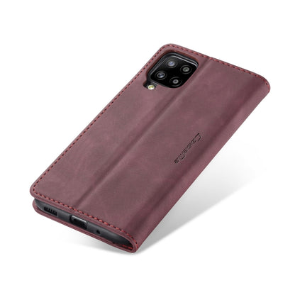 For Samsung Galaxy A42 5G CaseMe-013 Multifunctional Retro Frosted Horizontal Flip Leather Case with Card Slot & Holder & Wallet(Wine Red) by CaseMe