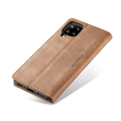 For Samsung Galaxy A42 5G CaseMe-013 Multifunctional Retro Frosted Horizontal Flip Leather Case with Card Slot & Holder & Wallet(Brown) by CaseMe