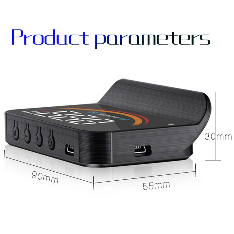 M11 Car OBD2 + GPS Mode Head-up Display HUD Overspeed / Speed / Water Temperature Alarm by buy2fix