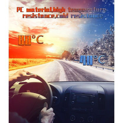 M12 OBD2 + GPS Mode Car Head-up Display HUD Overspeed / Speed / Water Temperature / Low Voltage / Fault Alarm by buy2fix