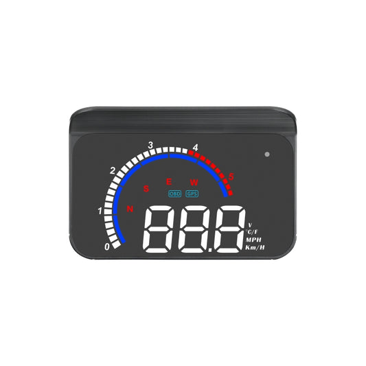 M13 Plus OBD2 + GPS Mode Car Head-up Display HUD Overspeed / Speed / Water Temperature Alarm / Eliminate Fault Codes by buy2fix