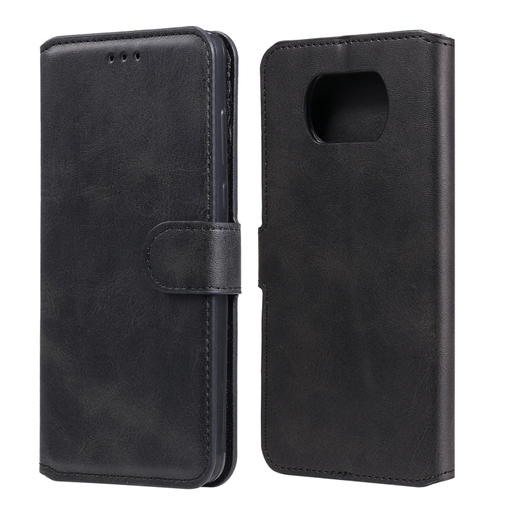 For Xiaomi Poco X3 NFC Classic Calf Texture PU + TPU Horizontal Flip Leather Case, with Holder & Card Slots & Wallet(Black) - Xiaomi Cases by buy2fix | Online Shopping UK | buy2fix