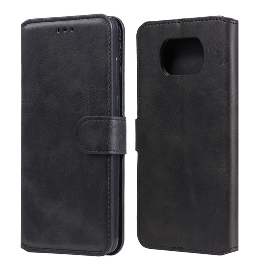 For Xiaomi Poco X3 NFC Classic Calf Texture PU + TPU Horizontal Flip Leather Case, with Holder & Card Slots & Wallet(Black) - Xiaomi Cases by buy2fix | Online Shopping UK | buy2fix